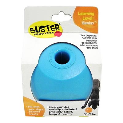 Buster Cube Mini Turquoise Dog Treat-Dispensing Toy Buster Cube Mini Turquoise Dog Treat-Dispensing Toy