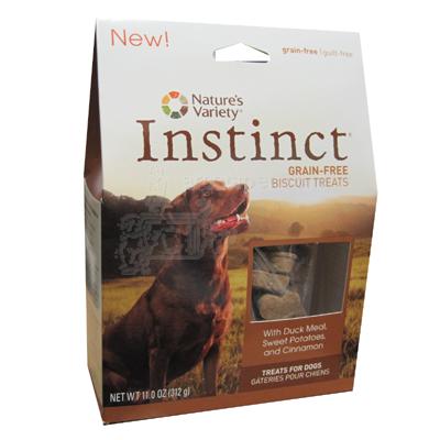 Natures Variety Instinct Duck Grainless Biscuits 11oz Natures Variety Instinct Duck Grainless Biscuits 11oz
