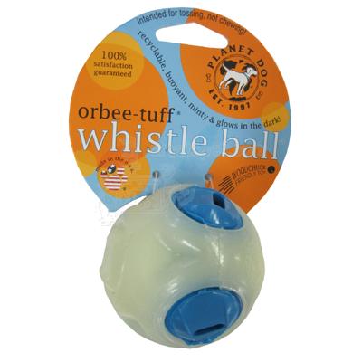 Orbee-Tuff Glow in the Dark Whistle Ball for Dogs Orbee-Tuff Glow in the Dark Whistle Ball for Dogs