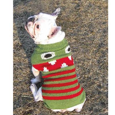 Handmade Dog Sweater Wool Lil Monster XXLarge Handmade Dog Sweater Wool Lil Monster XXLarge