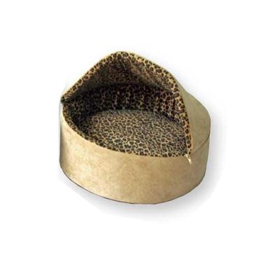 Thermo Kitty Leopard Tan Heated Cat Bed Small Thermo Kitty Leopard Tan Heated Cat Bed Small