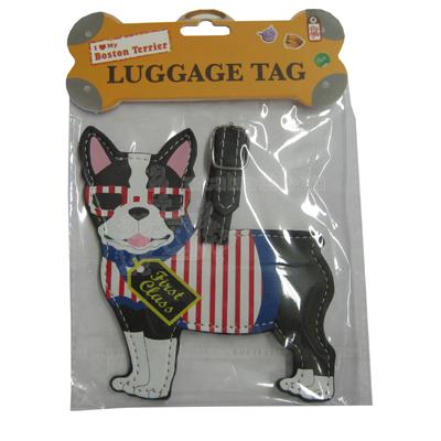 Luggage Tag I Love My Boston