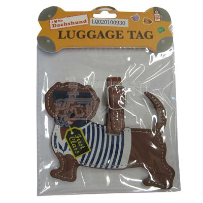 Luggage Tag I Love My Dachshund