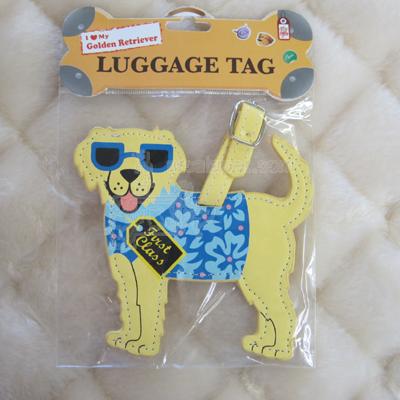 Luggage Tag I Love My Golden Retriever