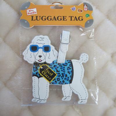 Luggage Tag I Love My Poodle