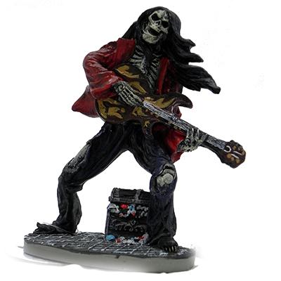 Rock Star Skeleton Guitarist Large Aquarium Ornament Rock Star Skeleton Guitarist Large Aquarium Ornament