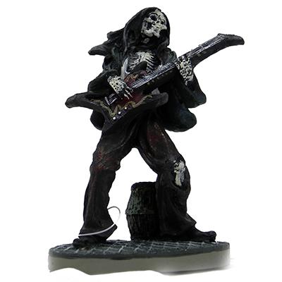 Rock Star Skeleton Guitarist Small Aquarium Ornament Rock Star Skeleton Guitarist Small Aquarium Ornament