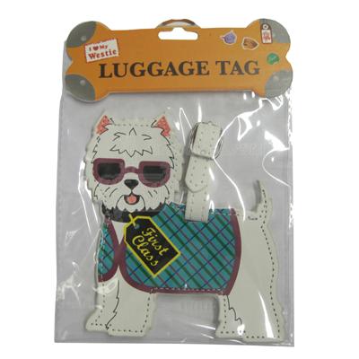 Luggage Tag I Love My Westie