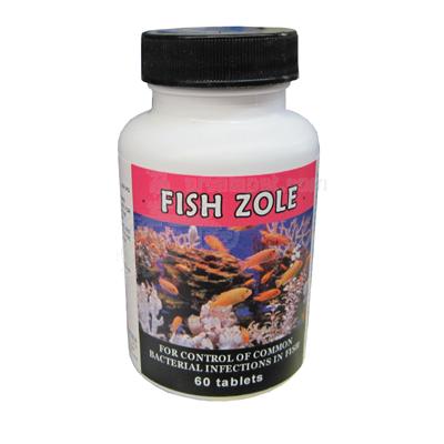 Fish Zole Aquarium Antibiotic Treatment 250MG 60ct