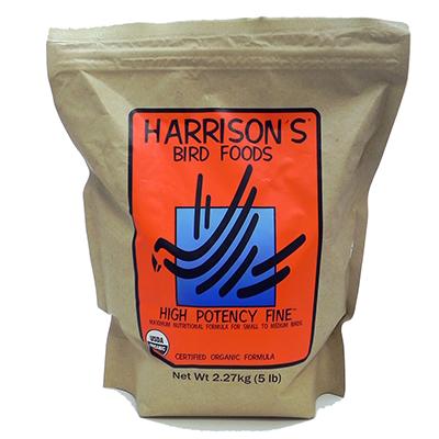 Harrison's Hi Potency Fine Organic Bird Food 5-Lb. Harrison's Hi Potency Fine Organic Bird Food 5-Lb.