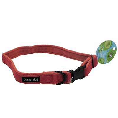 Planet Dog Large Orange Cozy Hemp Adjustable Dog Collar Planet Dog Large Orange Cozy Hemp Adjustable Dog Collar