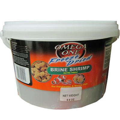 Omega One Freeze-Dried Brine Shrimp Fish Food 5.6 ounce Omega One Freeze-Dried Brine Shrimp Fish Food 5.6 ounce