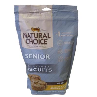 Nutro Natural Choice Senior Adult Dog Biscuits 16-oz. Nutro Natural Choice Senior Adult Dog Biscuits 16-oz.