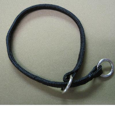 Nylon Dog Choke Black Collar 10 Nylon Dog Choke Black Collar 10