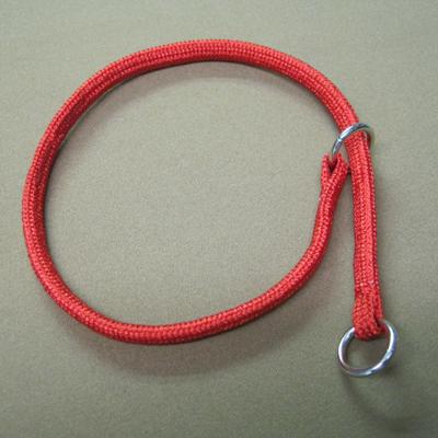 Nylon Dog Choke Red Collar 12 Nylon Dog Choke Red Collar 12