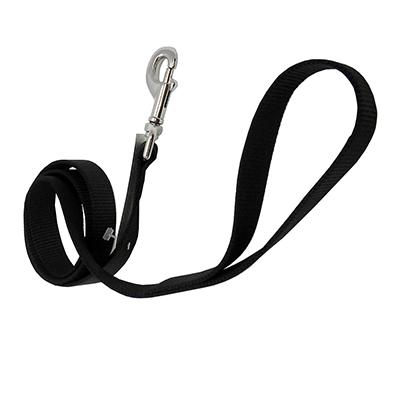 Nylon Dog Leash 1-inch x 4 foot Black Nylon Dog Leash 1-inch x 4 foot Black