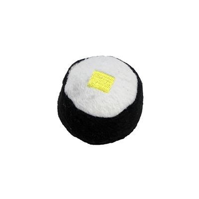 Sushi Egg Roll Yellow Catnip Cat Toy Sushi Egg Roll Yellow Catnip Cat Toy