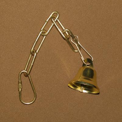 Small Metal Brass-colored Bell for Small Birds Small Metal Brass-colored Bell for Small Birds