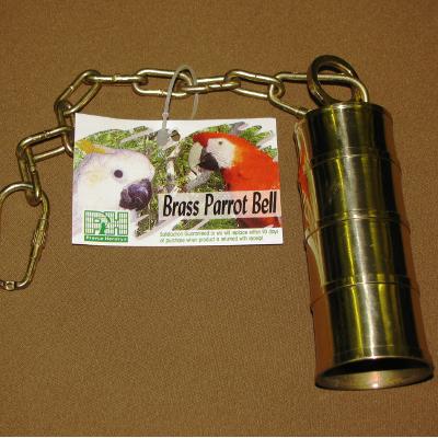 Brass Bird Bell Parrot Brass Bird Bell Parrot