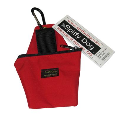 Spiffy Dog Pocket Treat Bag Treat Pouch Red
