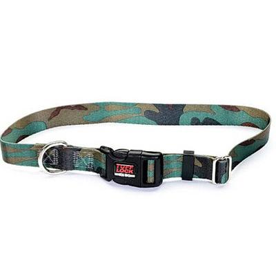 Tuff-Lock Small Camo Adjustable Nylon Dog Collar Tuff-Lock Small Camo Adjustable Nylon Dog Collar