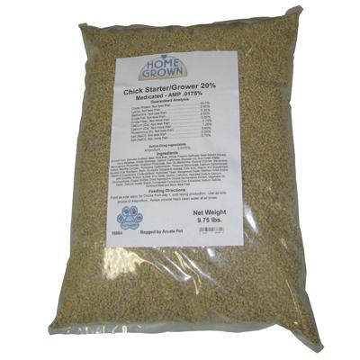 Home Grown 20% Chick Start and Grow for Poultry 9.75lbs Home Grown 20% Chick Start and Grow for Poultry 9.75lbs
