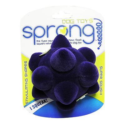 Sprong Small Cone Dome Ball Floating Squishi Plush Dog Toy Sprong Small Cone Dome Ball Floating Squishi Plush Dog Toy