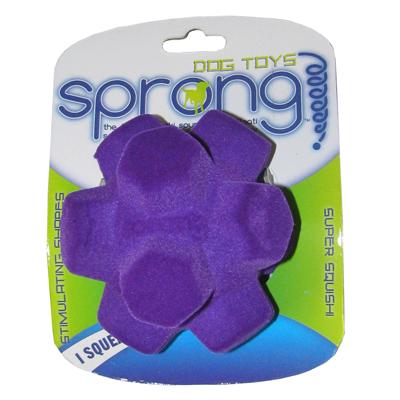 Sprong Small Hex Ball Floating Squishi Velveti Plush Dog Toy Sprong Small Hex Ball Floating Squishi Velveti Plush Dog Toy