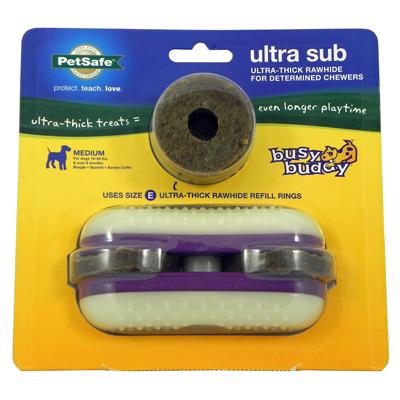 Busy Buddy Ultra Sub Medium Dog Chew Toy Busy Buddy Ultra Sub Medium Dog Chew Toy