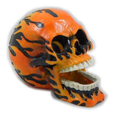 Flaming Skull Large Aquarium Ornament Flaming Skull Large Aquarium Ornament