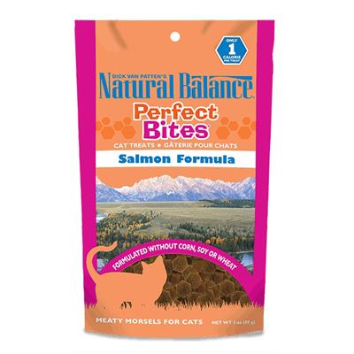 Natural Balance Perfect Bites Salmon Healthy Cat Treats 3oz Natural Balance Perfect Bites Salmon Healthy Cat Treats 3oz