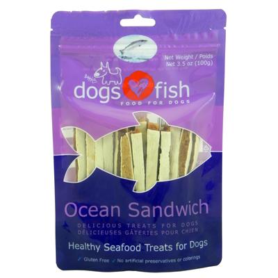 Ocean Sandwich Dog Treat 3.5 oz Ocean Sandwich Dog Treat 3.5 oz