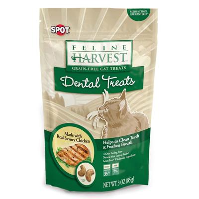 Feline Harvest Grain Free Dental Chicken Treats for Cats Feline Harvest Grain Free Dental Chicken Treats for Cats