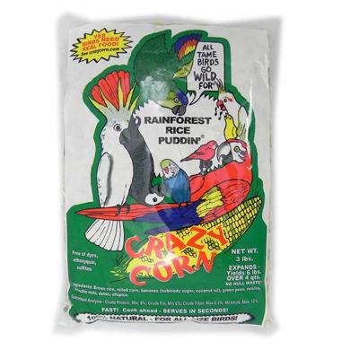 Crazy Corn Rice Pudding 3 pound Bird Food Crazy Corn Rice Pudding 3 pound Bird Food
