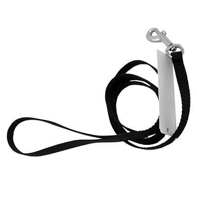 Nylon Dog Leash 3/8-inch x 4 foot Black Nylon Dog Leash 3/8-inch x 4 foot Black