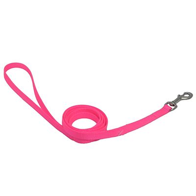 Nylon Dog Leash 3/8-inch x 6 foot Neon Pink Nylon Dog Leash 3/8-inch x 6 foot Neon Pink