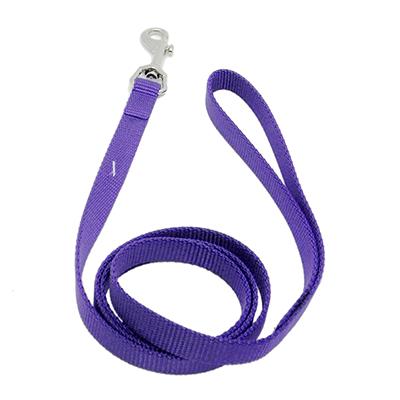 Nylon Dog Leash 5/8-inch x 4 foot Purple Nylon Dog Leash 5/8-inch x 4 foot Purple