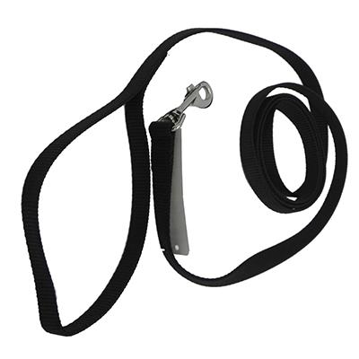 Nylon Dog Leash 5/8-inch x 6 foot Black Nylon Dog Leash 5/8-inch x 6 foot Black