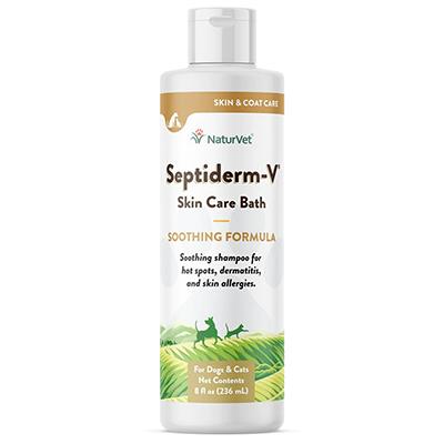 Septiderm Pet Antiseptic Skin Care V Bath 8 ounce Septiderm Pet Antiseptic Skin Care V Bath 8 ounce