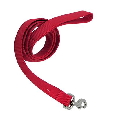 Nylon Dog Leash 1-inch x 4 foot Red Nylon Dog Leash 1-inch x 4 foot Red