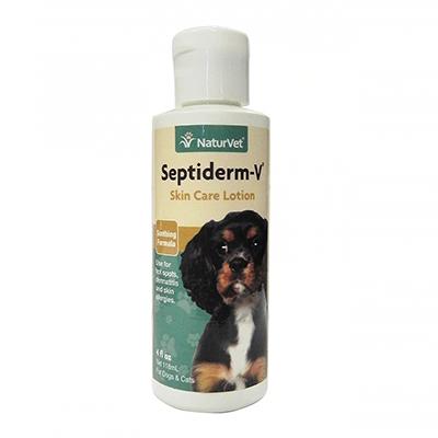 Septiderm Pet Antiseptic Skin Care Lotion 4 ounce