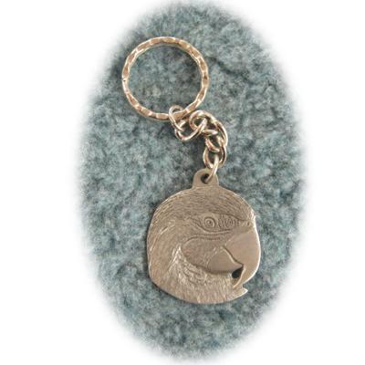 Pewter Key Chain I Love Macaws Pewter Key Chain I Love Macaws