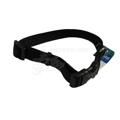 Nylon Dog Collar Adjustable 5/8-inch Black Nylon Dog Collar Adjustable 5/8-inch Black