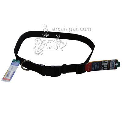 Nylon Dog Collar Adjustable 3/4-inch Black Nylon Dog Collar Adjustable 3/4-inch Black