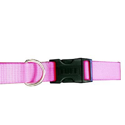 Nylon Dog Collar Adjustable 1-inch Neon Pink Nylon Dog Collar Adjustable 1-inch Neon Pink