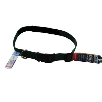 Nylon Dog Collar Adjustable 1-inch Green Nylon Dog Collar Adjustable 1-inch Green