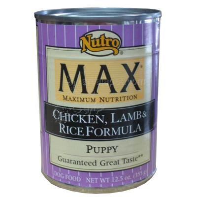 Nutro Max Puppy Chicken, Lamb and Rice Can Lg Each Nutro Max Puppy Chicken, Lamb and Rice Can Lg Each