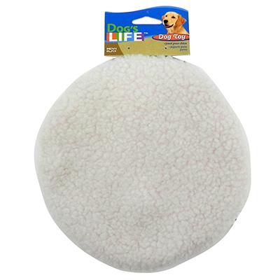 Fleece Disc Large Dog Toy with Squeaker Fleece Disc Large Dog Toy with Squeaker