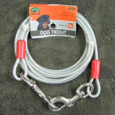 Cider Mill Cable 15 foot XLarge Dog Tie-out Cider Mill Cable 15 foot XLarge Dog Tie-out