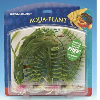 Family Pack Green Variety Plastic Aquarium Plant Family Pack Green Variety Plastic Aquarium Plant